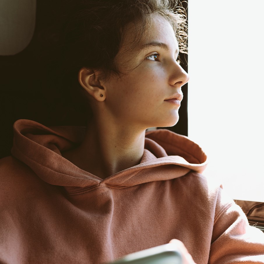 A woman searching online "Is Abortion Legal in Tennessee?"