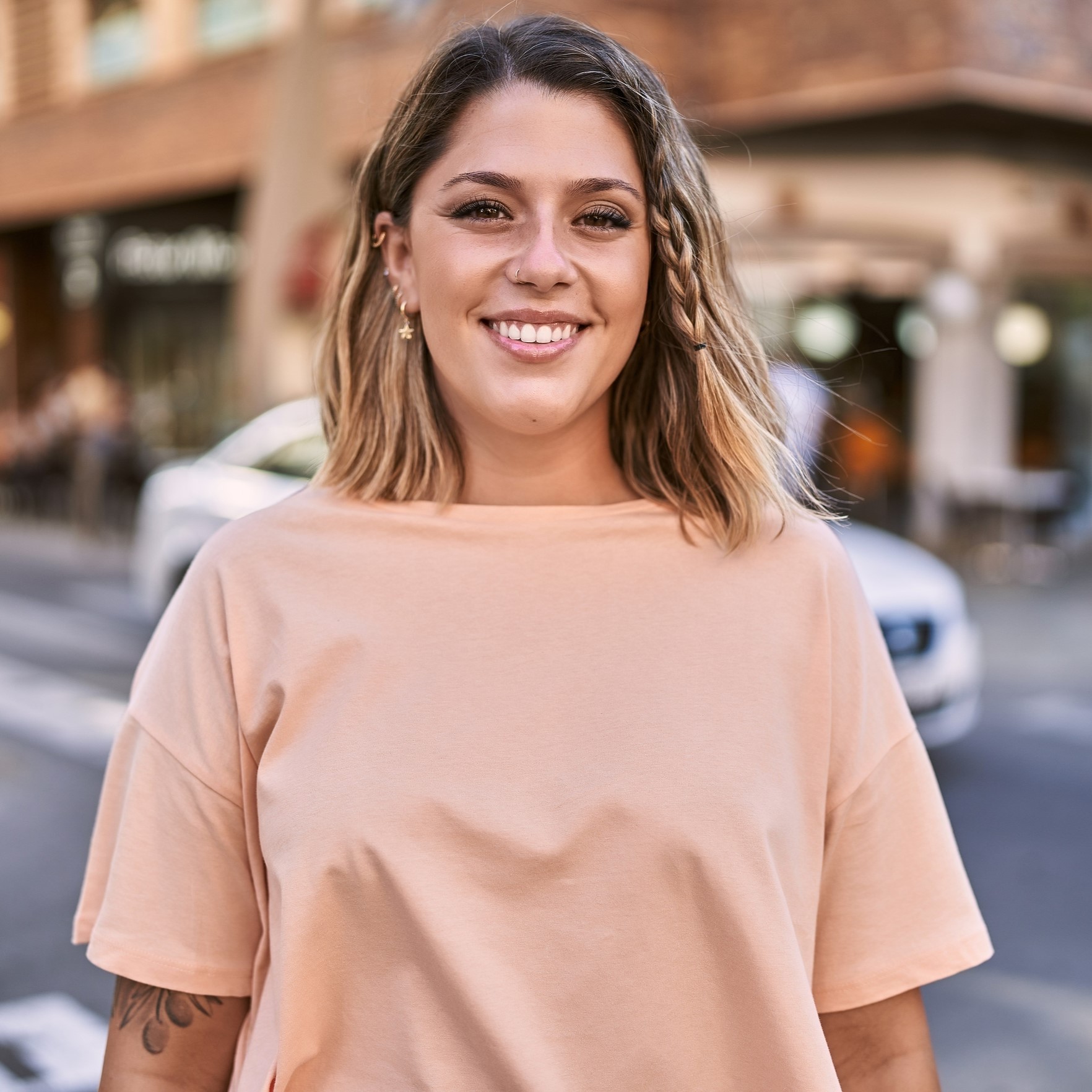 A woman smiling because she knows Pregnancy Care Center of Tennessee offers Free Ultrasounds in Old Hickory, Tennessee